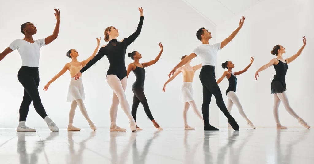 Ballet class at New York Music Center
