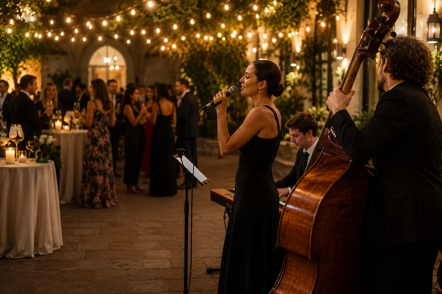 NYMC musicians performing at a private event